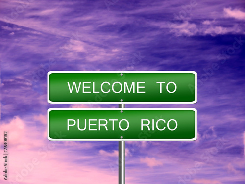 Puerto Rico Travel Sign photo