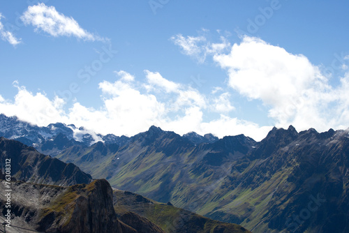 Fototapeta Naklejka Na Ścianę i Meble -  Silvrettaregion - Alpen