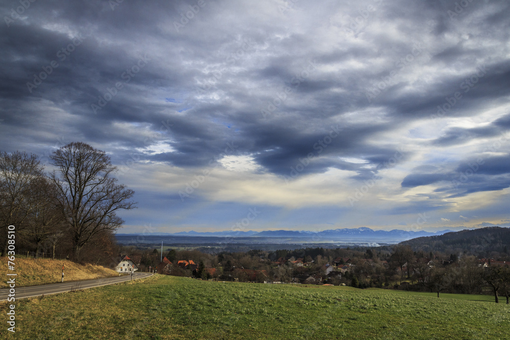 Obraz premium Dunkle Wolken