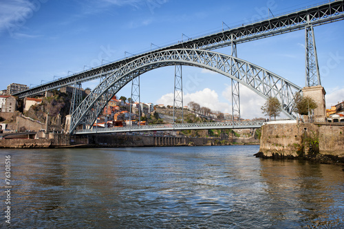 Dom Luis I Bridge over Douro River in Porto © Artur Bogacki