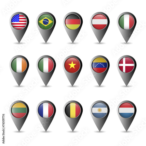 Flag markers Free Download Flag markers - GFXLoad