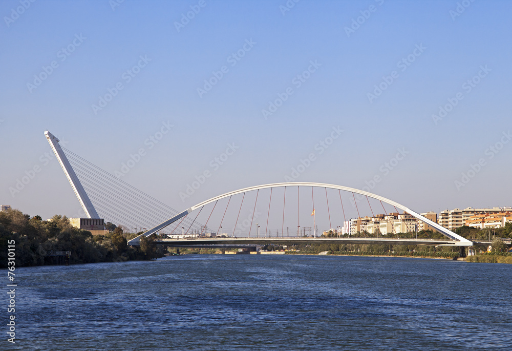 Alamillo bridge over Guadalquivir, Seville