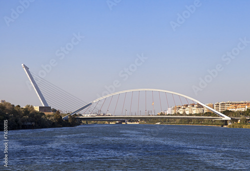Alamillo bridge over Guadalquivir, Seville © Nadezhda Bolotina