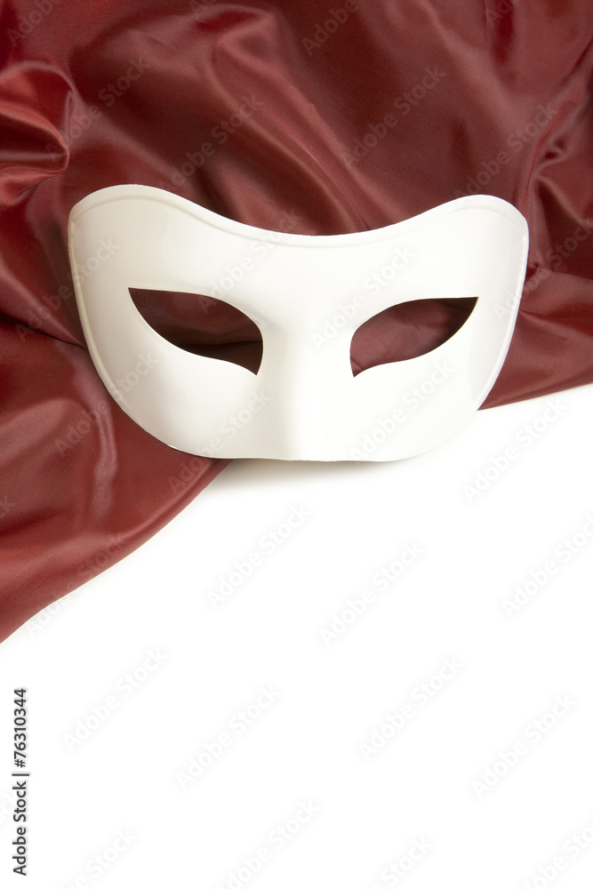 White theatrical mask White theatrical mask