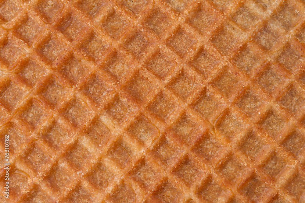 Close up image of sweet waffle Close up image of sweet waffle