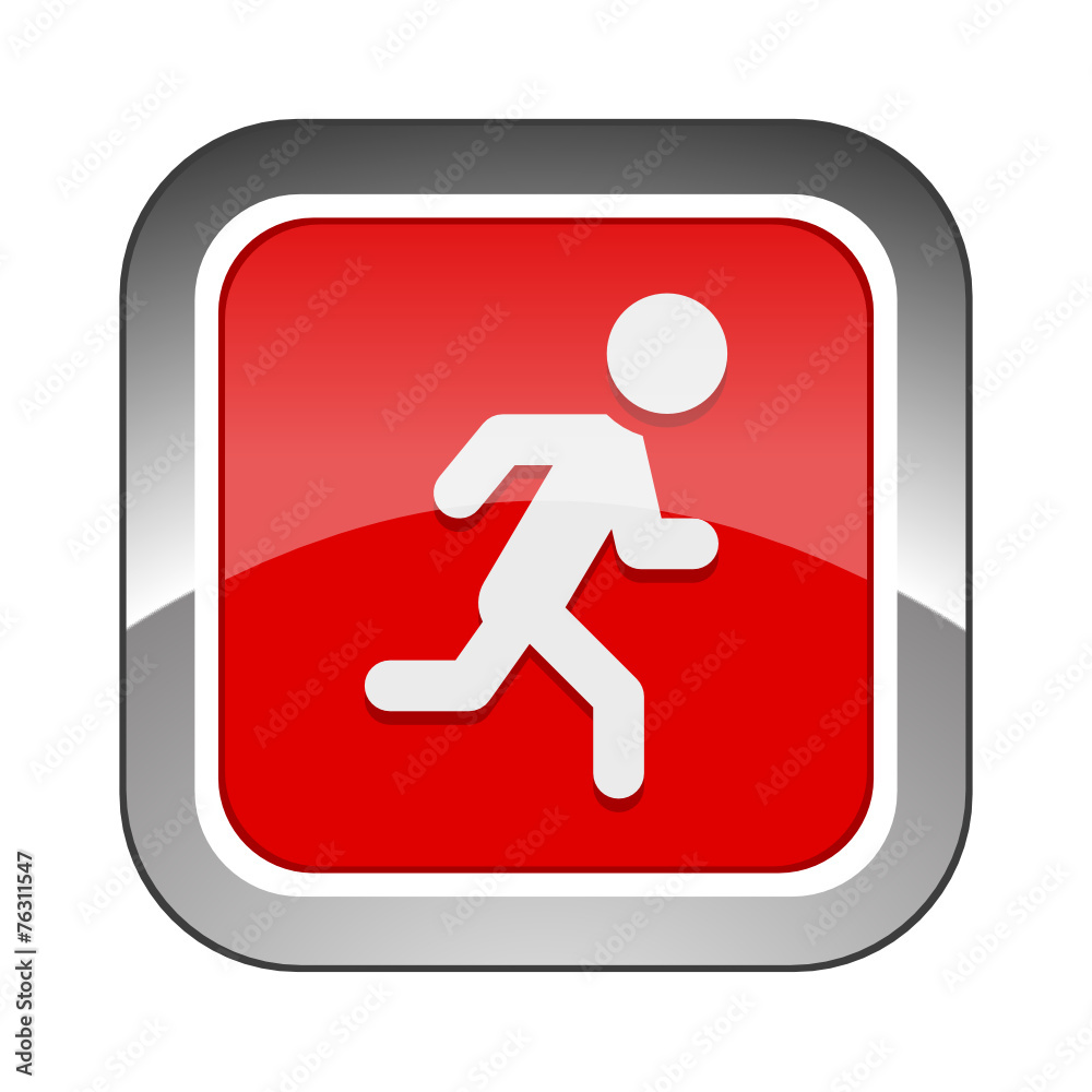 Chrome Square Button Chrome Square Button