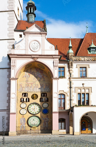 renaissance town hall with actronomical clock, Olomouc, Czech re