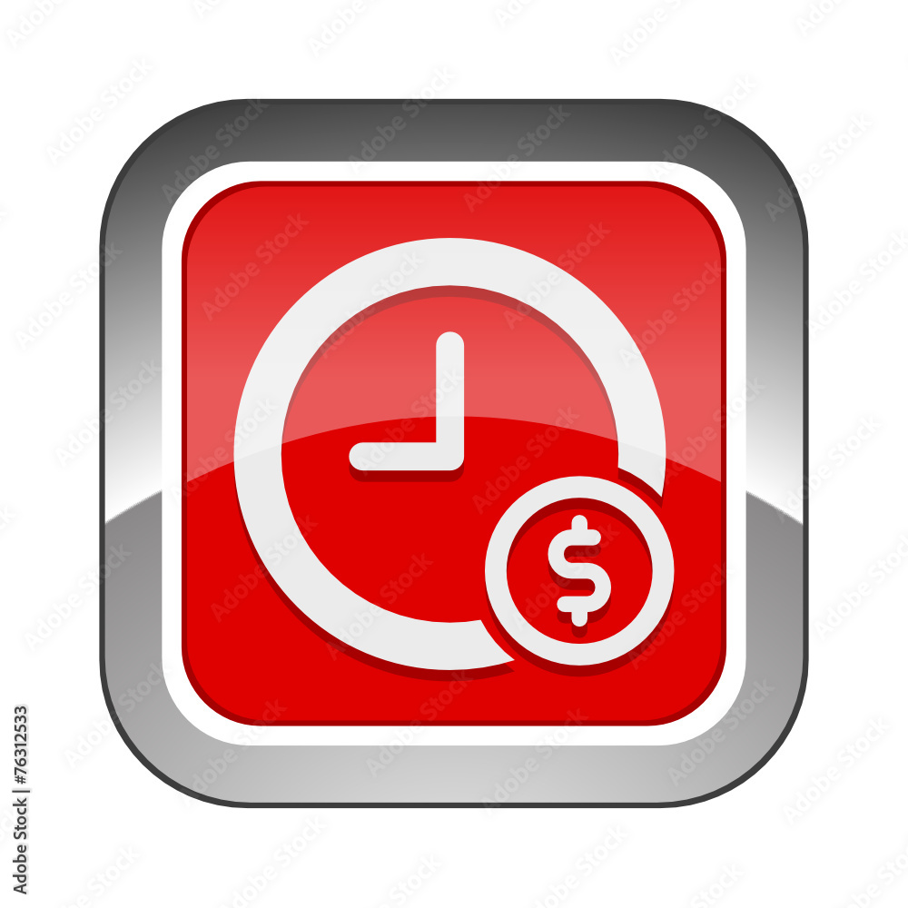 Chrome Square Button Chrome Square Button