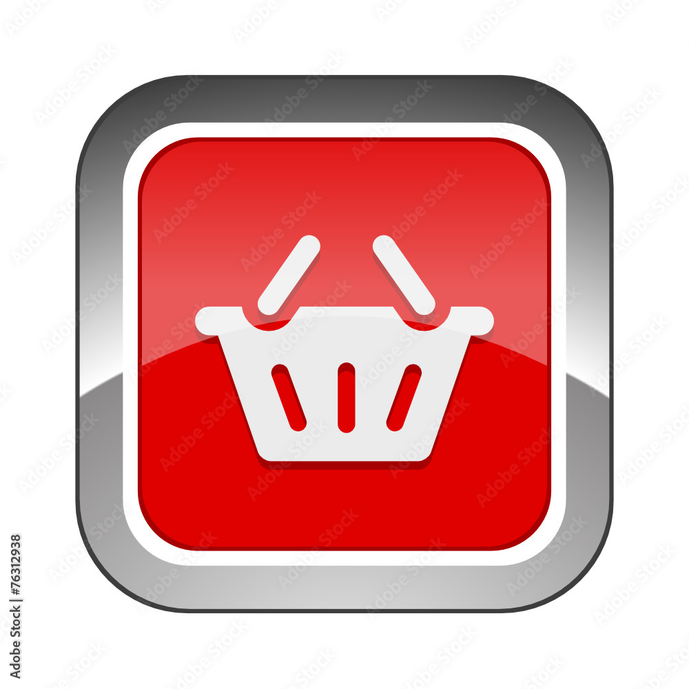 Chrome Square Button Chrome Square Button