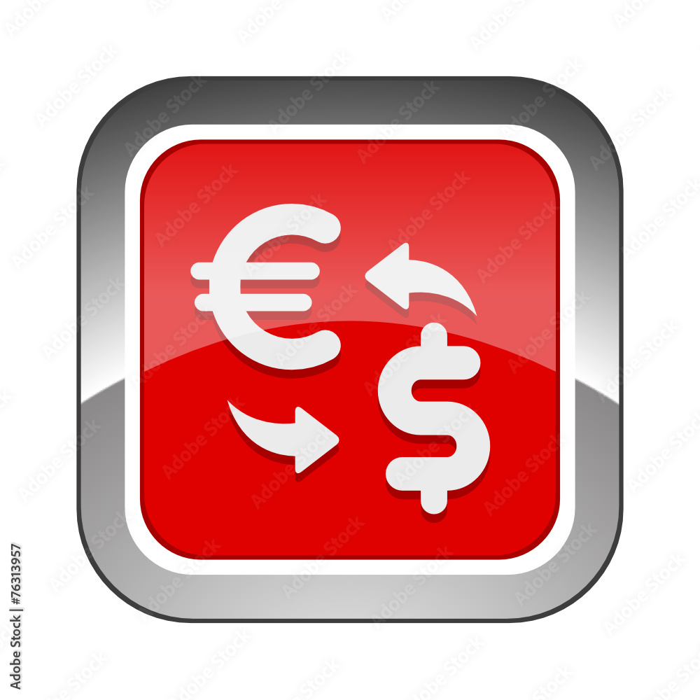 Chrome Square Button 