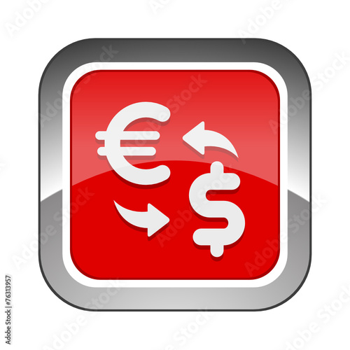 Chrome Square Button 