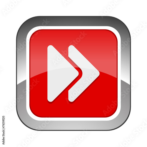 Chrome Square Button