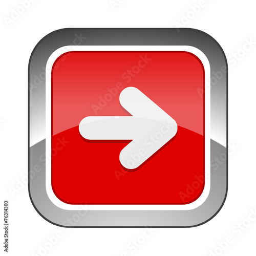 Chrome Square Button