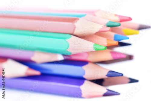 coloured pencils