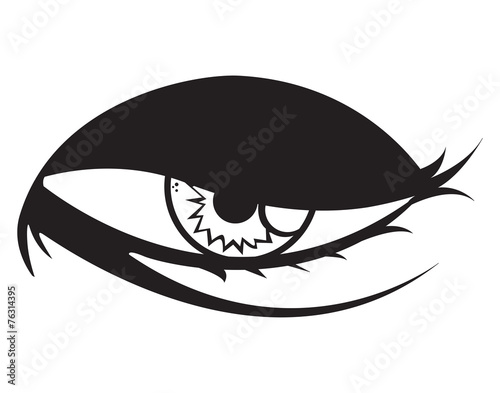 Open eye