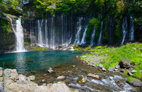 Shiraito Falls in Fujinomiya, Shizuoka, Japan