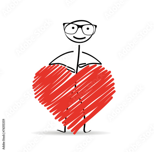 14. Februar / Valentinstag / Hinweis / Herz