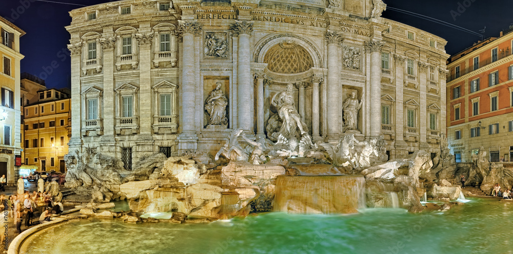 Naklejka premium Trevi Brunnen Rom