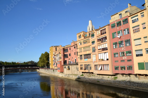 View of the city of Girona in Spain © miff32
