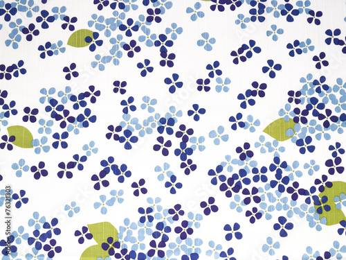 紫陽花の絵柄