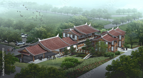 Wallpaper Mural 四合院 Torontodigital.ca