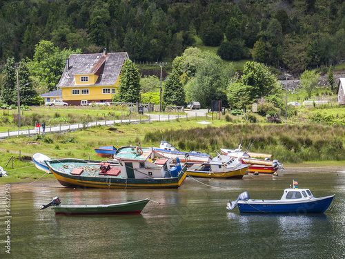 Boote am Ufer