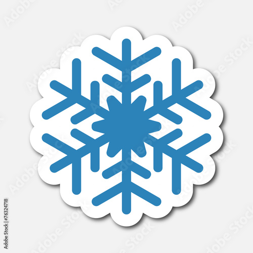 Logo froid. Neige.