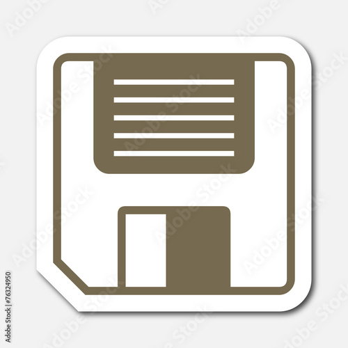 Logo disquette.