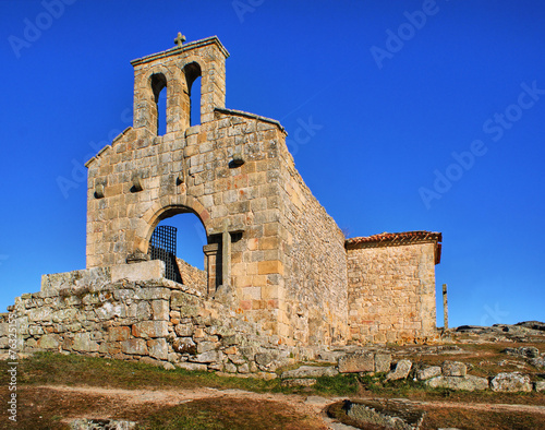 Church ruins in historical village of Castelo Mendo  Portugal