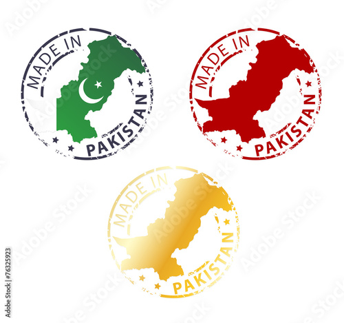 made in Pakistan stamp