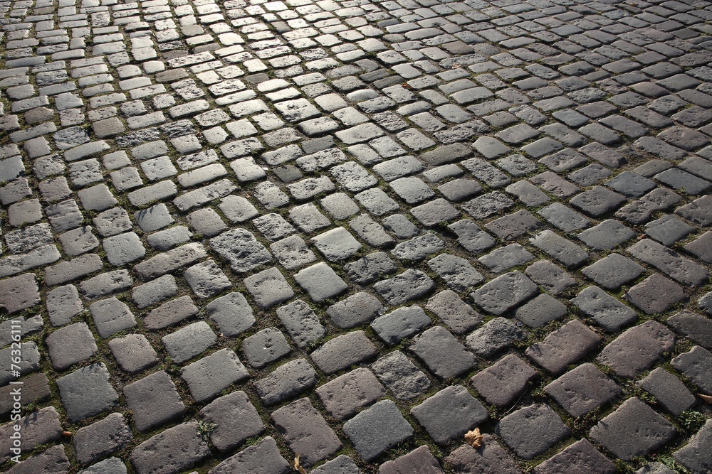 Cobbled square in Lubeck, Germany