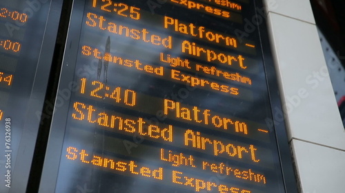 Information board photo