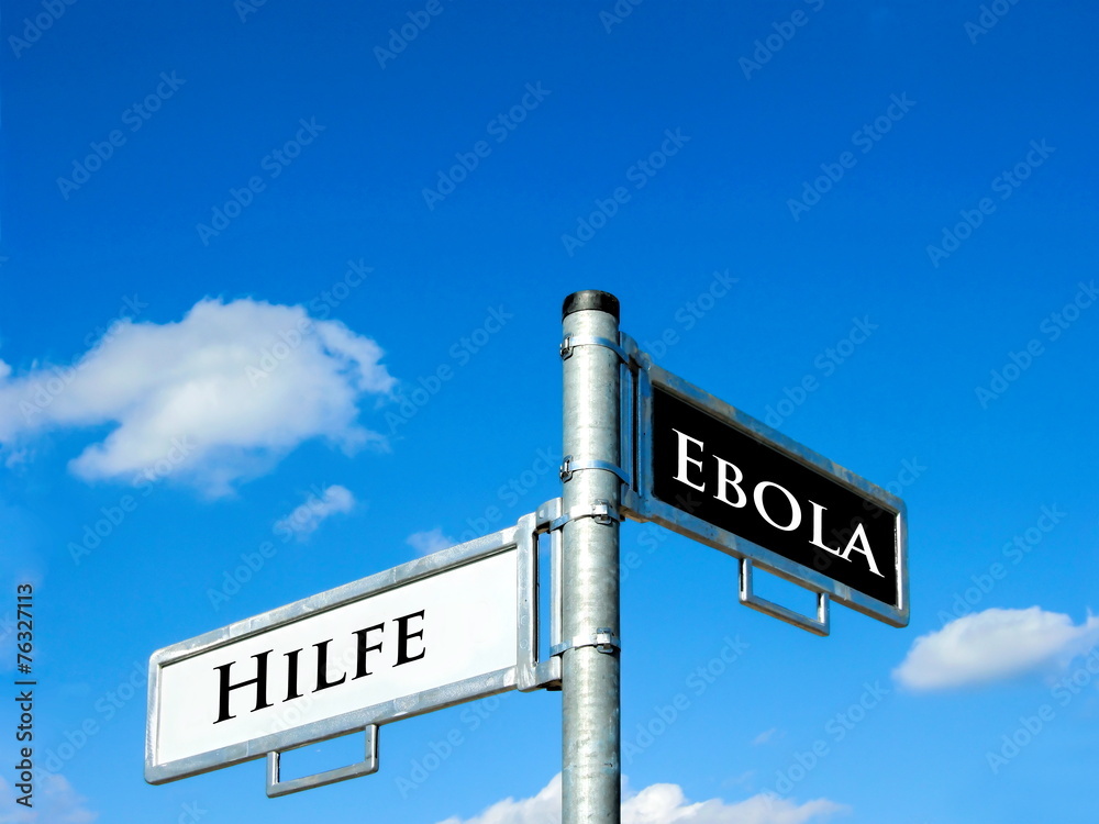 Obraz premium Hilfe - Ebola