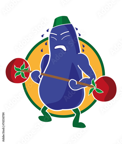 Eggplant works out