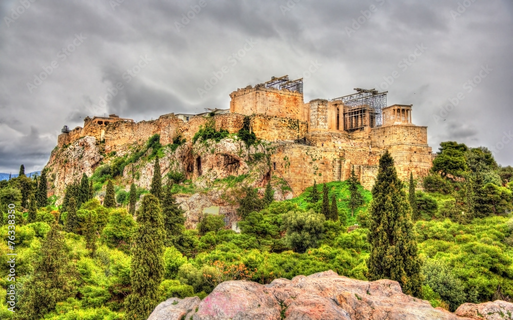 View of the Acropolis of Athens - Greece