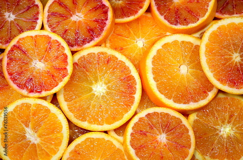 arance tarocco affettate