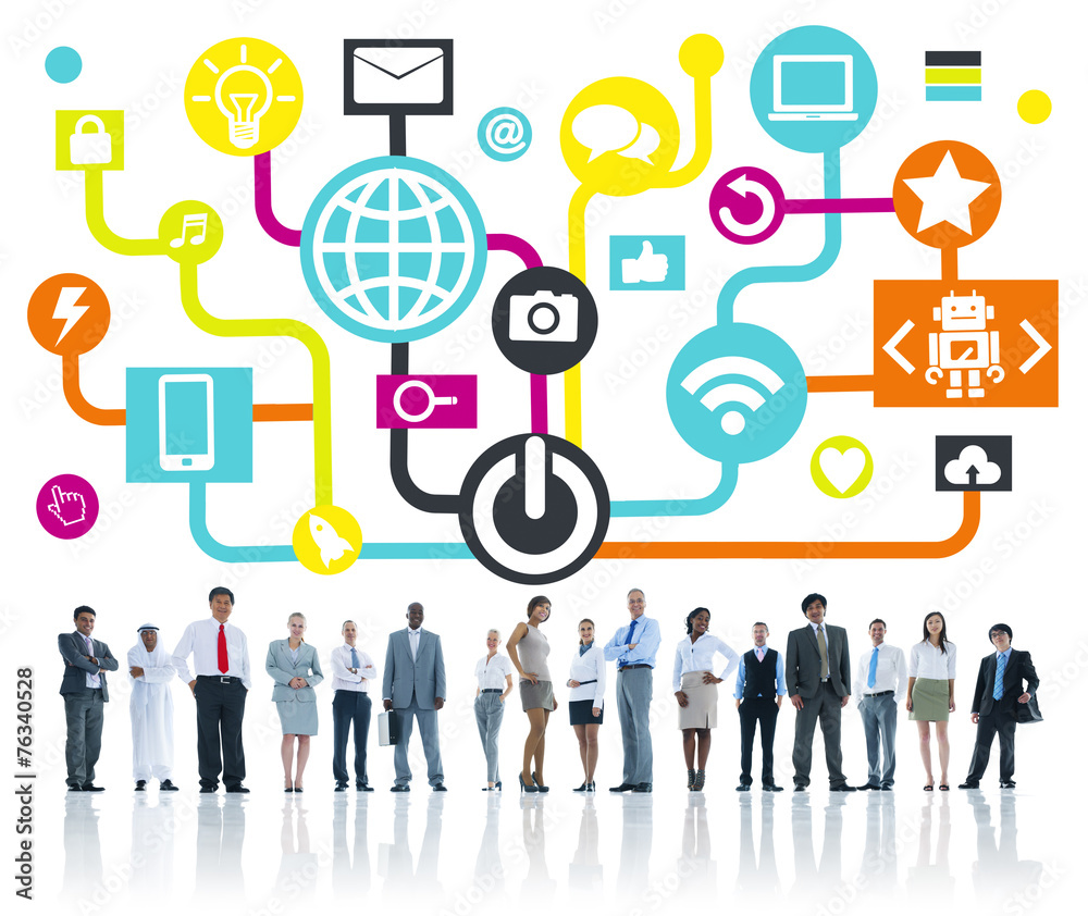 Global Communications Social Networking Business People Online C Global Communications Social Networking Business People Online C