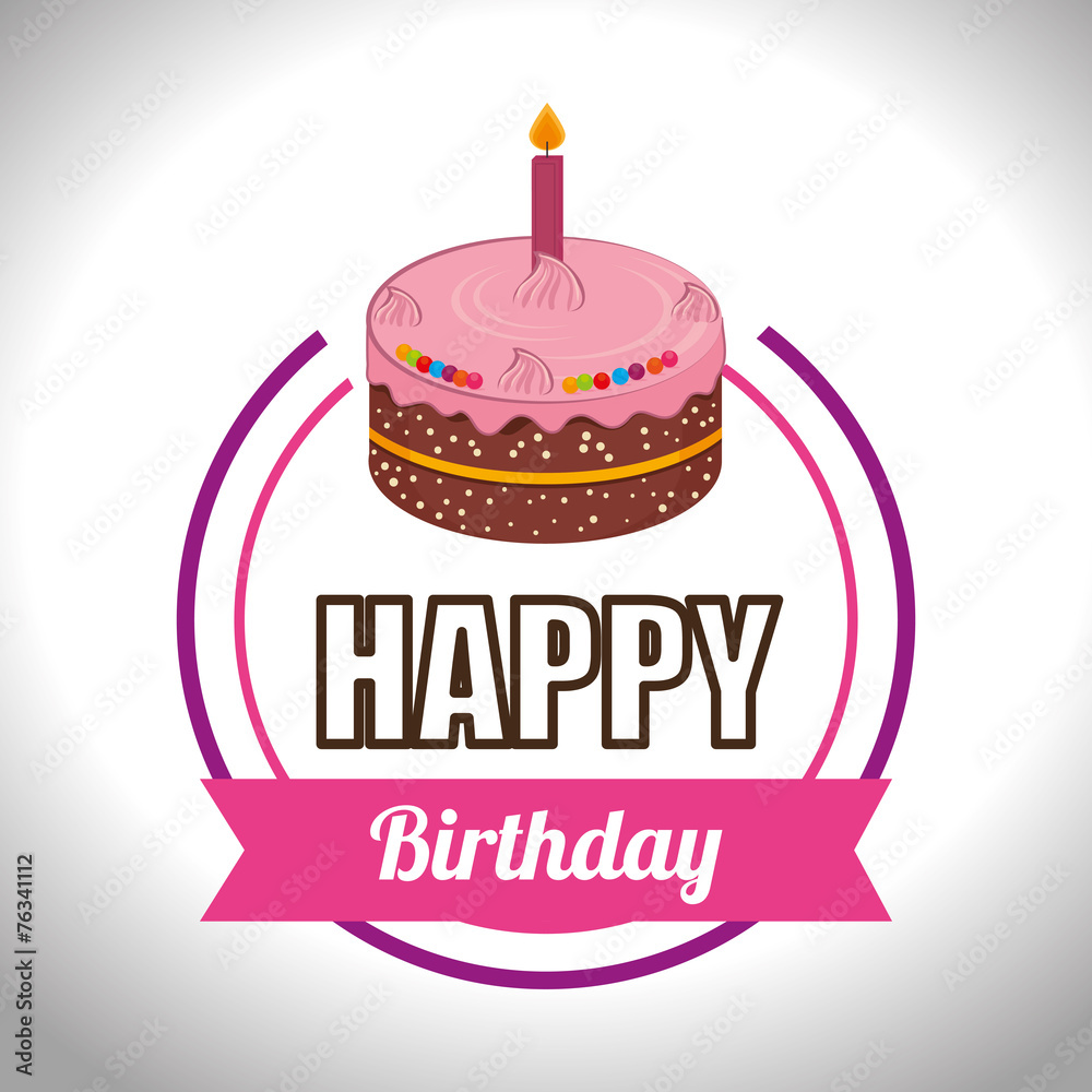 Birthday design, vector illustration. Birthday design, vector illustration.
