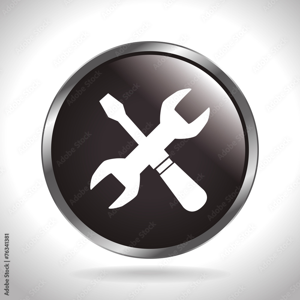 Tools design, vector illustration. Tools design, vector illustration.