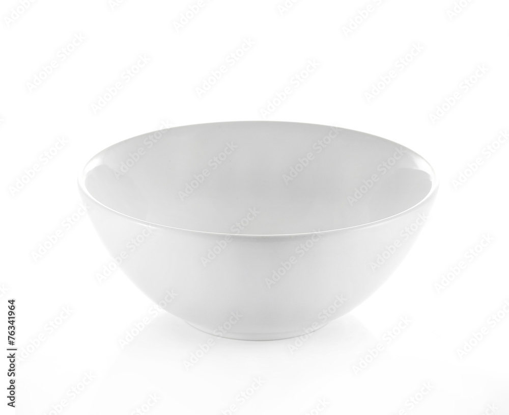 white bowl isolated white bowl isolated