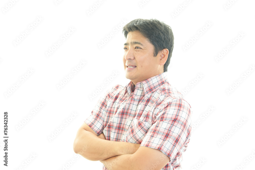 笑顔の男性 笑顔の男性