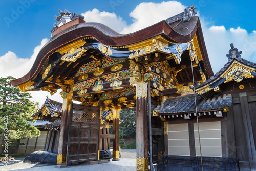 Main Gate to Ninomaru Palace at Nijo Castle in Kyoto photo