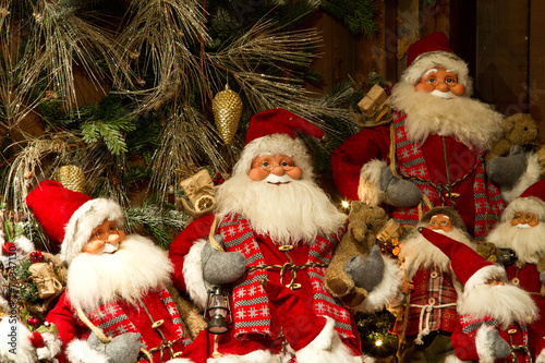 Canvas Print Shops at Christmas at the Tivoli in Copenhagen
