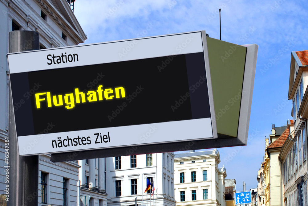 Fototapeta premium Anzeigetafel 7 - Flughafen