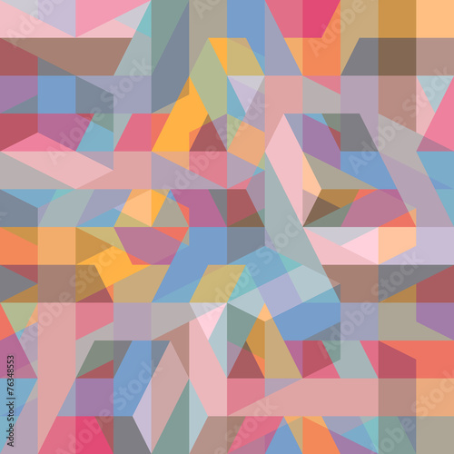 abstract retro geometric pattern illustration
