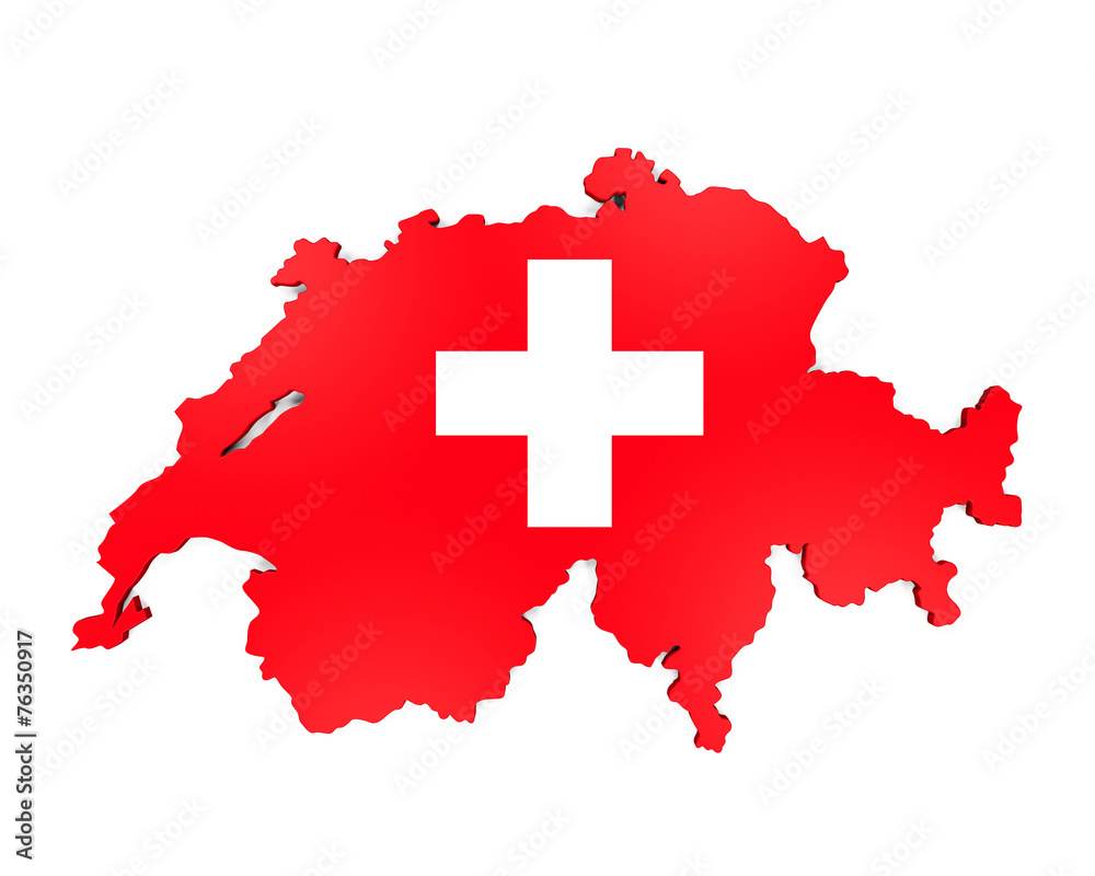 Map of Swiss Isolated