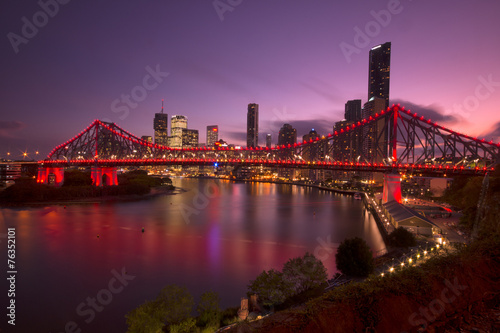 The Story Bridge in Brisbane, QLD - Australia. © Rob D