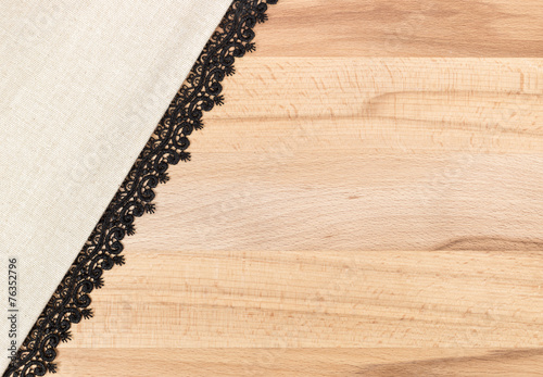 Wooden texture with Fabric