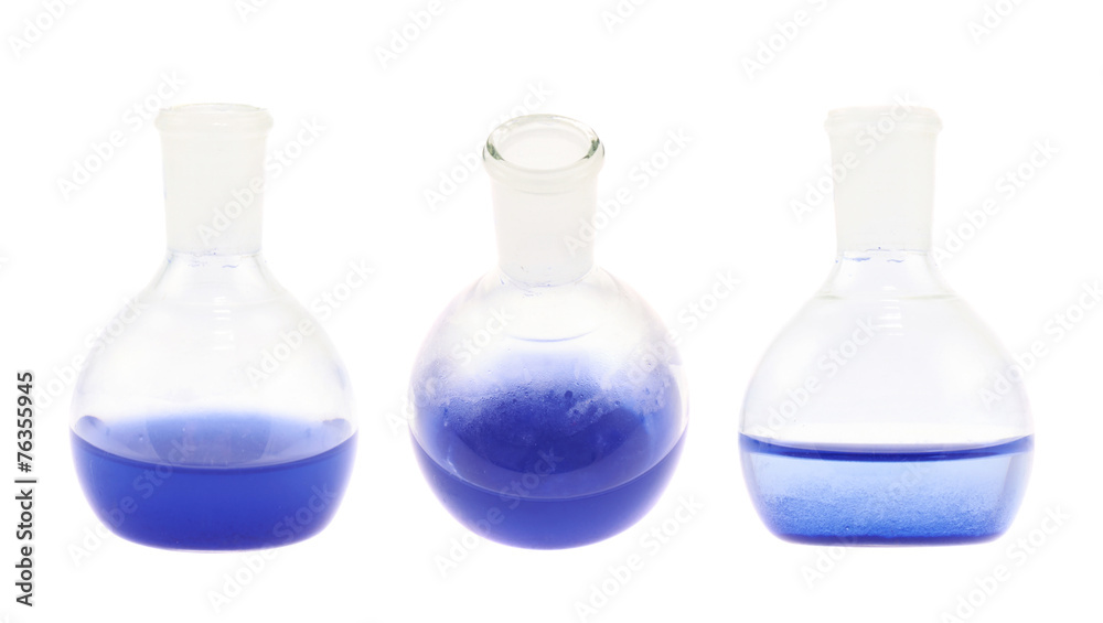 Erlenmeyer flask filled with liquid Erlenmeyer flask filled with liquid