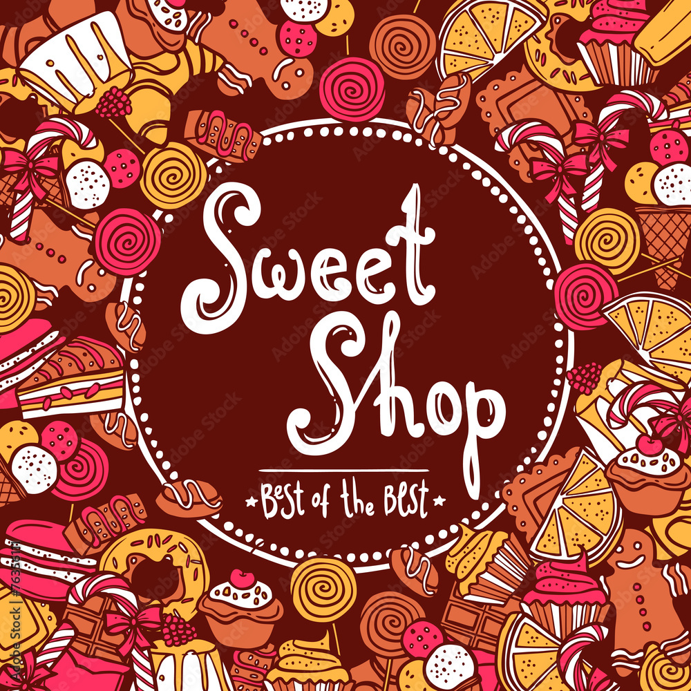 Sweet Shop Background